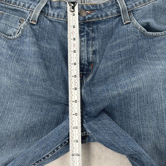 Levi's Blue Jeans Bootcut Mid Rise Ladies Denim Womens 14 Short 34X28‎ - Picture 9 of 11